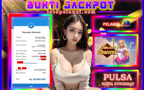 JACKPOT KEMENANGAN GAME SLOT PRAGMATIC 25 JULI 2024