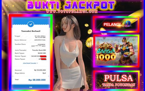 BUKTI KEMENANGAN PRAGMATIC PLAY 27 JULI 2024