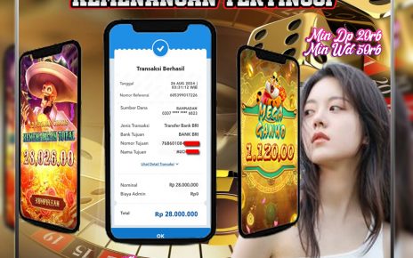 BUKTI KEMENANGAN BESAR PG SOFT 26 AGUSTUS 2024