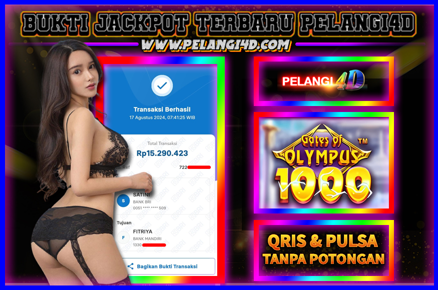 BUKTI JACKPOT KEMENANGAN MAIN SLOT PRAGMATIC PLAY 17 AGUSTUS 2024