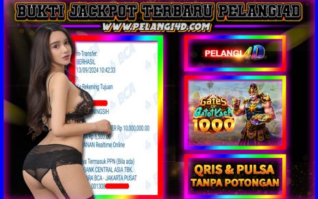 BUKTI JACKPOT KEMENANGAN MAIN SLOT PRAGMATIC PLAY 13 SEPTEMBER 2024