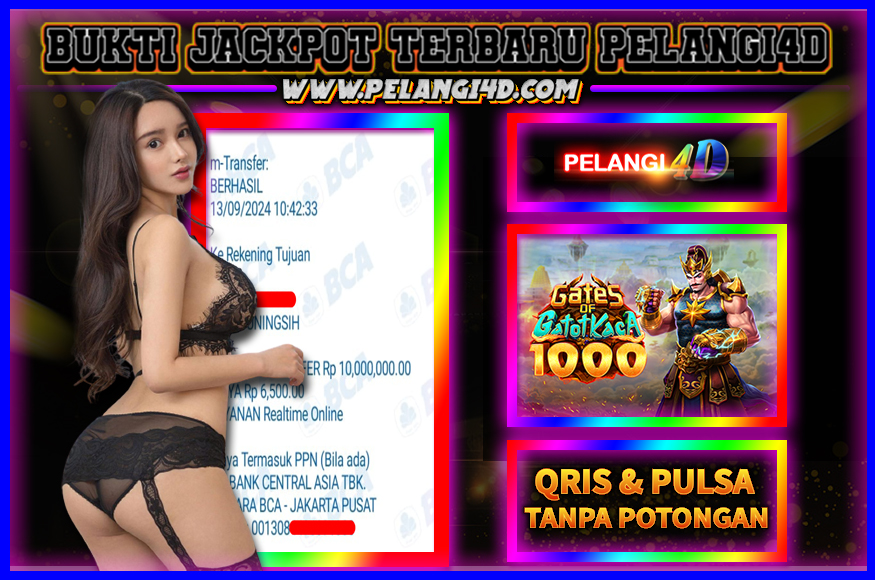 BUKTI JACKPOT KEMENANGAN MAIN SLOT PRAGMATIC PLAY 13 SEPTEMBER 2024