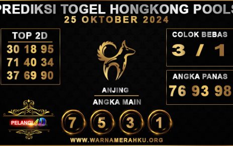 PREDIKSI TOGEL HONGKONG 25 OKTOBER 2024