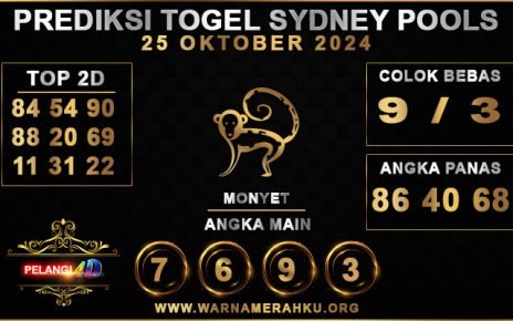 PREDIKSI TOGEL SYDNEY POOLS 25 OKTOBER 2024