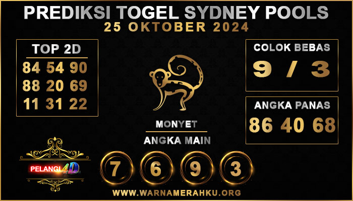 PREDIKSI TOGEL SYDNEY POOLS 25 OKTOBER 2024