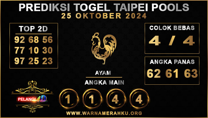 PREDIKSI TOGEL TAIPEI 25 OKTOBER 2024